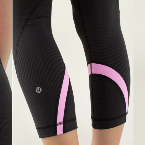 Lululemon Run: Inspire Crop II Allux Size 8 Women’s Running Sporty Workout - Picture 3 of 16